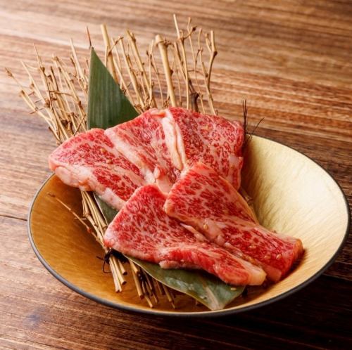 검은 털 일본소 낙하 A5 갈비