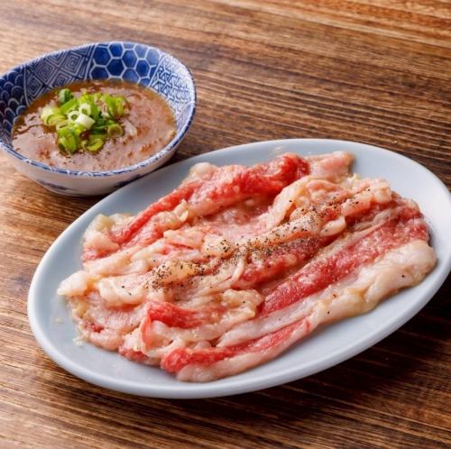 구운 샤브로시 폰즈 갈비