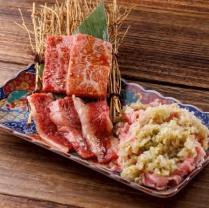 흑털 일본소 A5 갈비 먹어 비교【소】