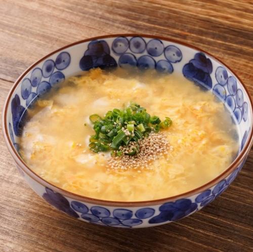 솜털 달걀 수프