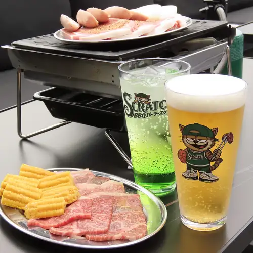 【テラス限定！種類豊富なBBQプランと飲み放題プラン】１時間2,200円(税込)～