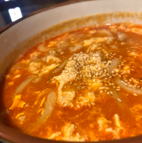 もつ肉ハッピーのタンタンうどん