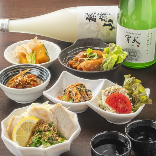 旬の野菜を活かした手作りの料理を堪能♪「おばんざい」