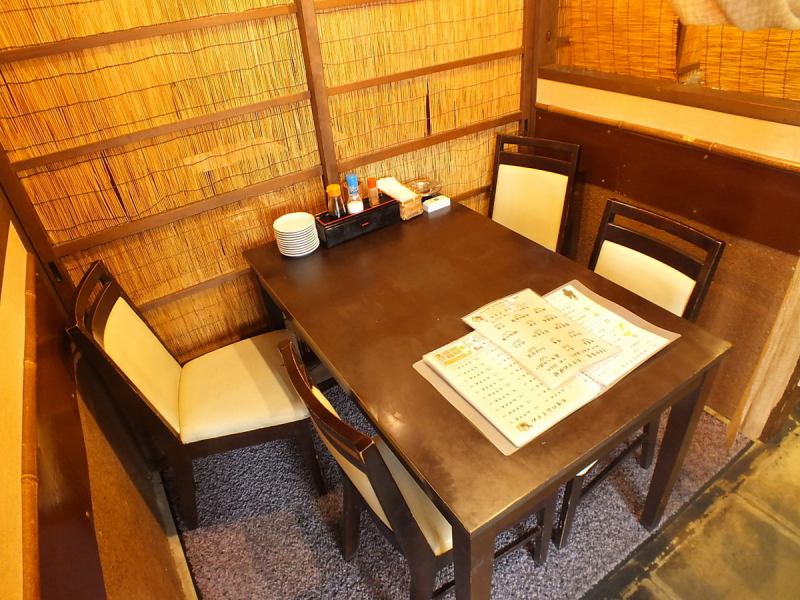 Saku飲用，為清酒米受歡迎的桌座♪因為它有善意，所以可以半室式使用！