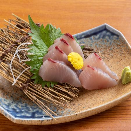 Spanish mackerel sashimi