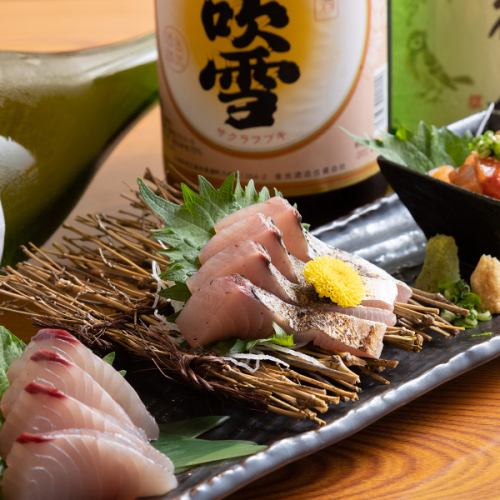 請品嚐岡山名產青花魚和引以為傲的牡蠣！