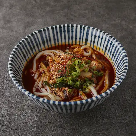 白菜麻婆うどん