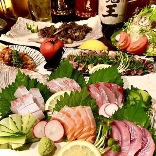 *☆* 《お得!!》4500円(税込)刺盛コース 120分飲み放題付き！*☆*