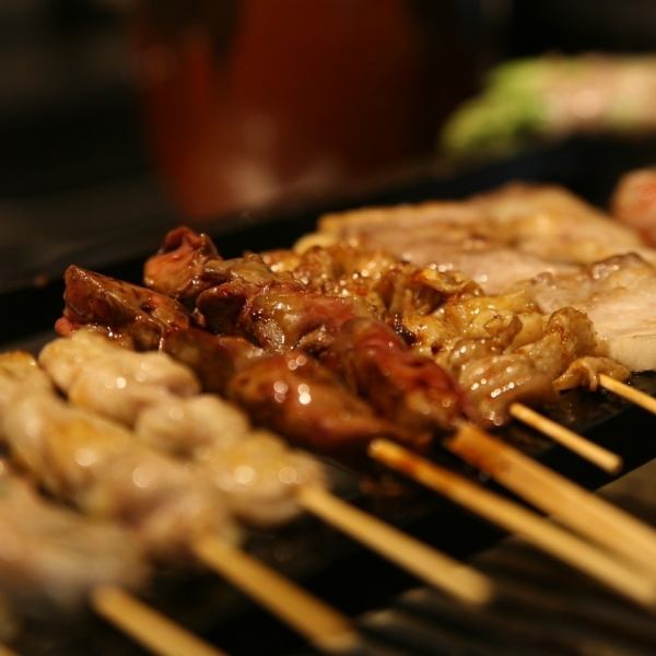 Popular with both men and women ♪ [Yakitori] Various types are available!