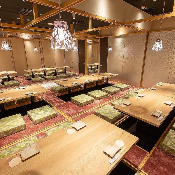 大人数・グループでのご宴会ならぜひ【ウメ子の家 横浜西口店】をご利用ください！歓迎会やイベント打ち上げなど、カジュアルに宴会を楽しみたい時にピッタリです（最大42名様まで）