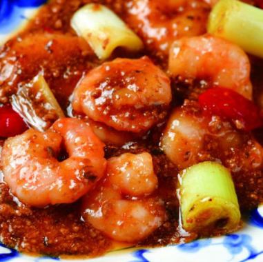[Standard Chinese food] Authentic Sichuan giant prawn chili