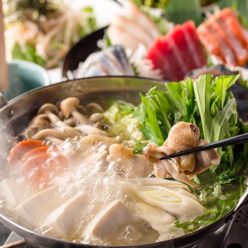 All-you-can-eat hot pot dishes! Jjigae hot pot, offal hot pot, and steamed gyoza dumplings! Enjoy all-you-can-eat and drink up to 210 dishes to your heart's content.