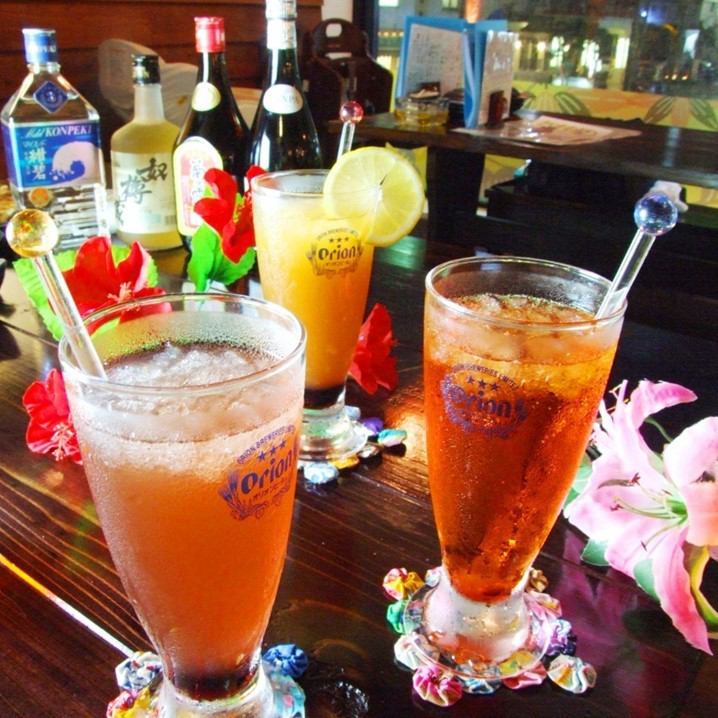 In addition to the original awamori high cocktail, non-alcoholic cocktails are also available!