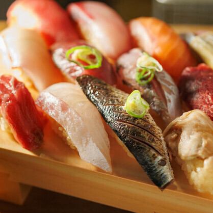 【名駅西口にNEW OPEN!】職人が握る本格的な鮨をご堪能あれ