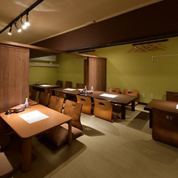 We also have tatami seating available for 10 or more people!