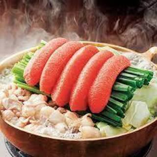 Domestic beef mentaiko giblet hot pot