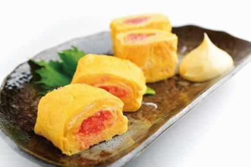 Mentaiko dashi rolled egg