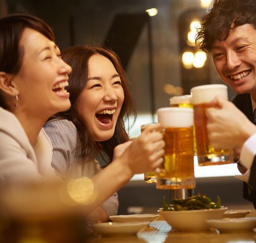 At Tecchi-ya, we are particular about our all-you-can-drink alcohol!