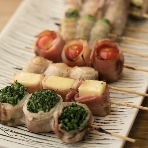 Assortment of 6 Hakata skewers