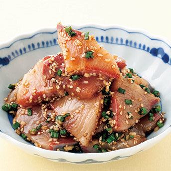 Winter Yellowtail with Sesame Sauce