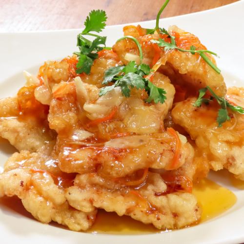 【箸が進む!】甘酢の爽やかな風味が食欲をそそる◎豚ロースの甘酢炒め