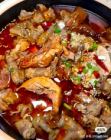 四川風緑豆デンプンの冷菜/鴨肉の四川風スパイシー煮