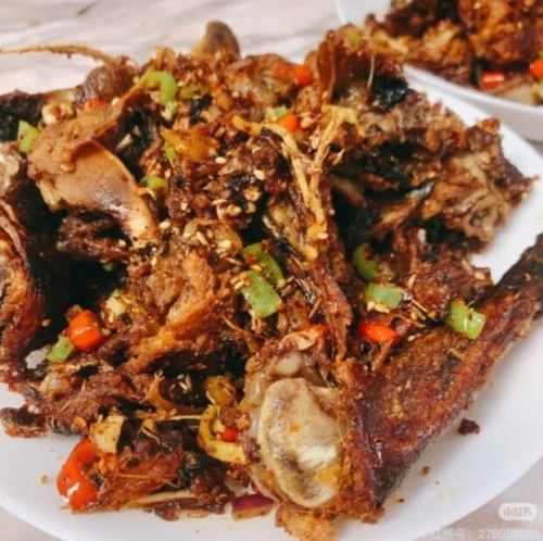 鴨肉のクミン炒め 半羽/一羽