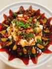 ピータン豆腐/揚げピーナッツ/干し豆腐のネギ油和え