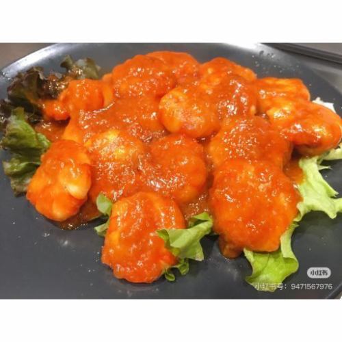 エビのチリソース炒め