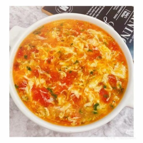 トマトと卵のスープ/サンラータン