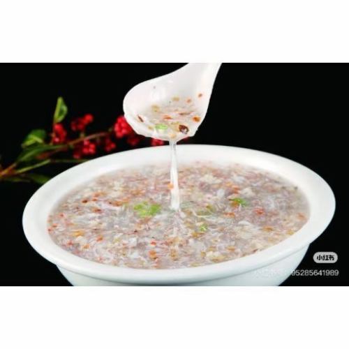 白身魚と牛肉のトロミスープ/羊肉のスープ