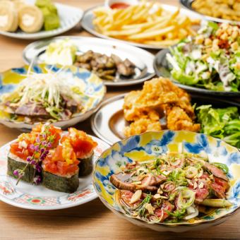 【肉宴会プラン】肉好きにピッタリ◆肉汁ステーキに鶏カルビ黒炙り焼き◆肉肉コース◆4999⇒