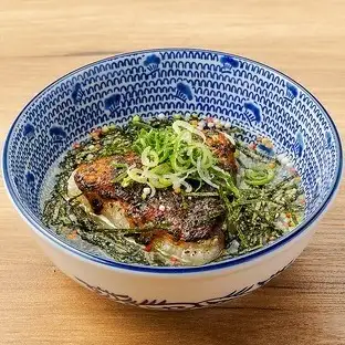 大葉味噌の焼きおにぎり茶漬け
