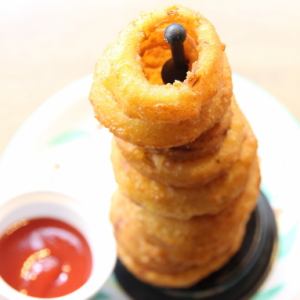 Hot Fried Potatoes / Deep-fried Yagenankotsu / Deep-fried Tender Chicken / Tower Fries with Onion Rings