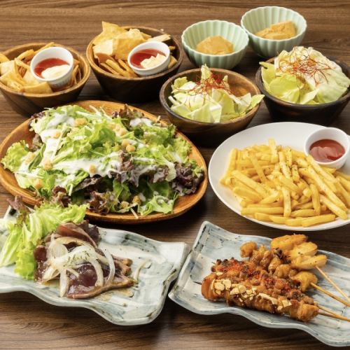 熟練■こだわり満点！1串1串に丹念込めて・・2h飲み放題付●焼き鳥満喫コース3999円⇒