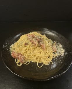 だしカルボナーラ