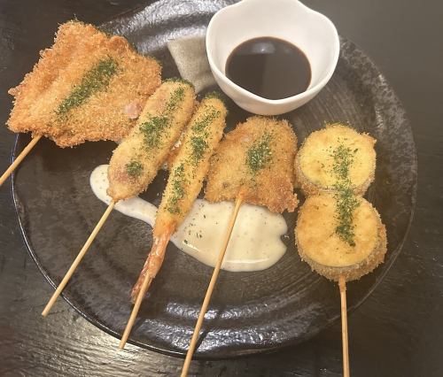 串揚げ5種
