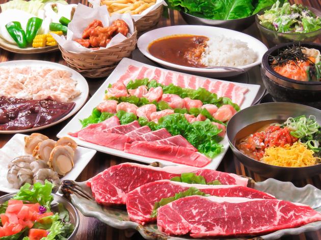 当日利用ok お得な食べ放題プラン バリューコース100分全85品食べ放題2508円 税込 焼肉オーダーバイキング はちゃつぼ 小倉駅前店