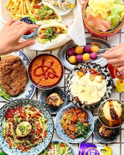 [Nu]是一家在Instagram上非常受歡迎的人氣餐廳。] 我們提供適合午餐、女孩聚會和宴會的套餐。
