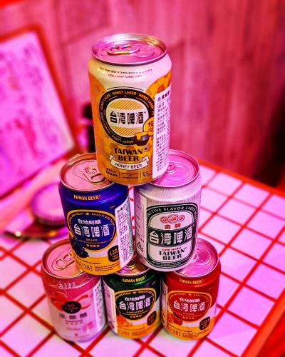６種類の台湾ビール★中々、普通の居酒屋では飲めないビールも！！