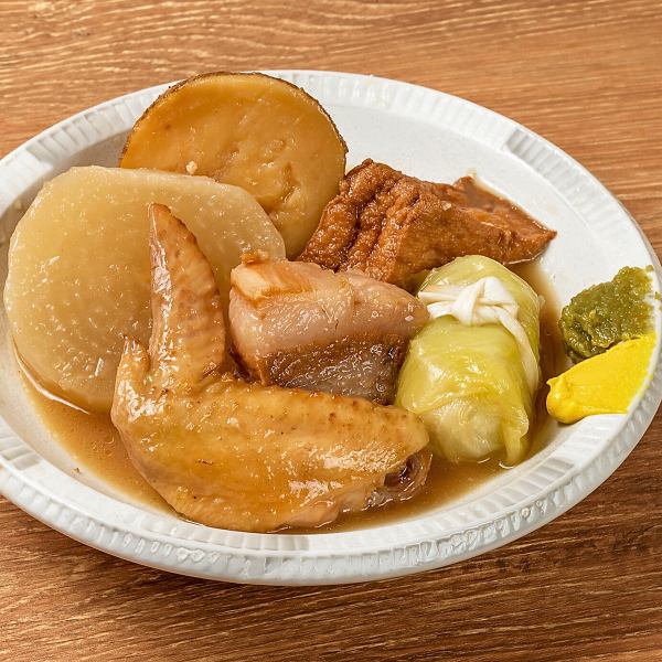 ◎  煮込み×酒。職人ならではの自家製出汁おでんは身体に染みます。人気No.1メニューの麻婆豆腐も是非。