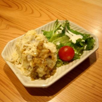potato salad anchovy sauce