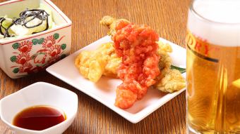 ちょい飲み(とり天)