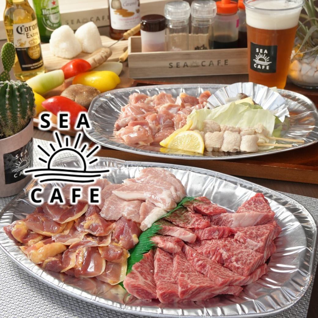 이와야 해수욕장 부근에 위치해, 바다를 보면서 BBQ나 포카차, 빙수를 즐길 수 있습니다!