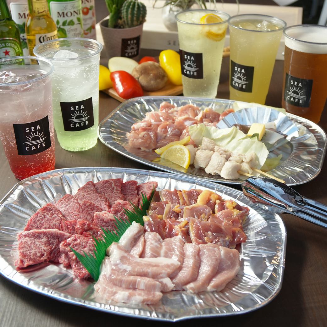 생맥주도 무제한 BBQ 플랜이 대인기 ☆ 예약은 서둘러!