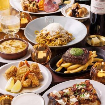 【プレミアム忘新年会コース】豪華前菜盛り合わせ×和牛×シーフード※料理のみ