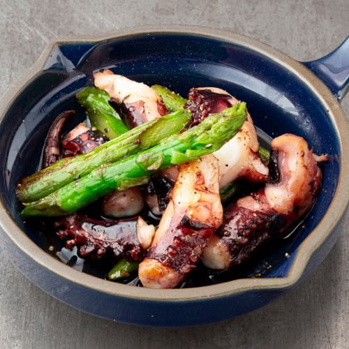 イカゲソ鉄板焼き