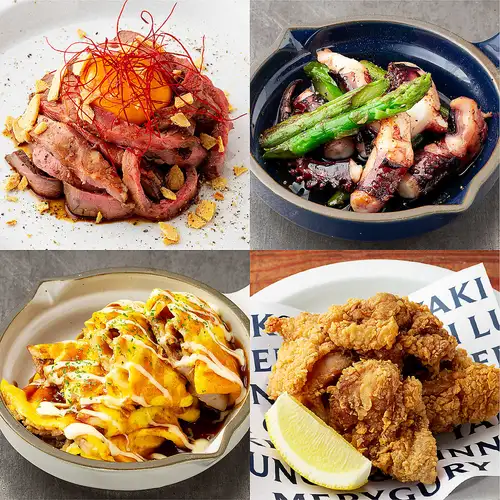 充実の鉄板料理・アラカルト