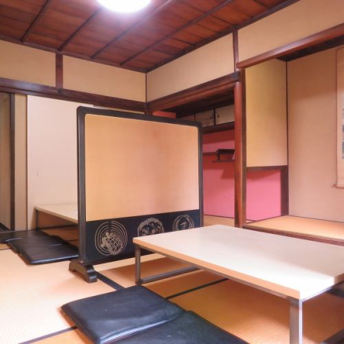 A private room for a large number of people recommended for various banquets for 4 to 12 people! 2 people ~ are also negotiable! Enjoy the calm atmosphere of the Japanese-style room ♪