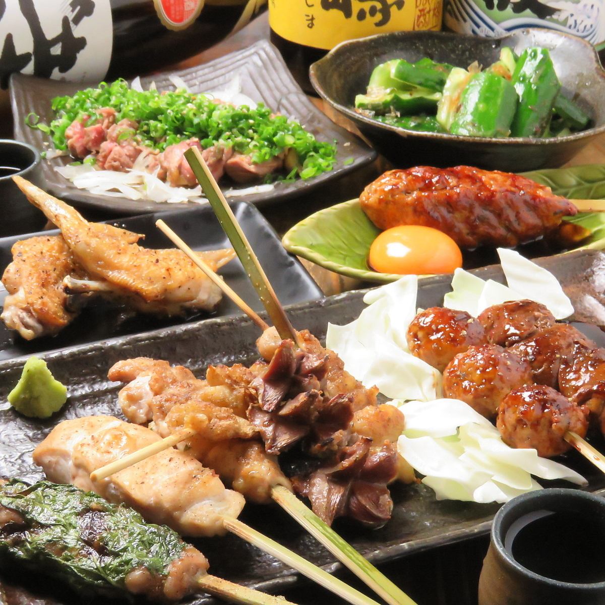 美観地区・倉敷駅周辺で焼き鳥たべたいならココ★焼き鳥屋がつくる、鶏鍋あり！